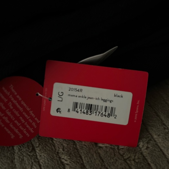 NWT SPANX Black Mama Ankle Jean-ish Leggings - Picture 2 of 4